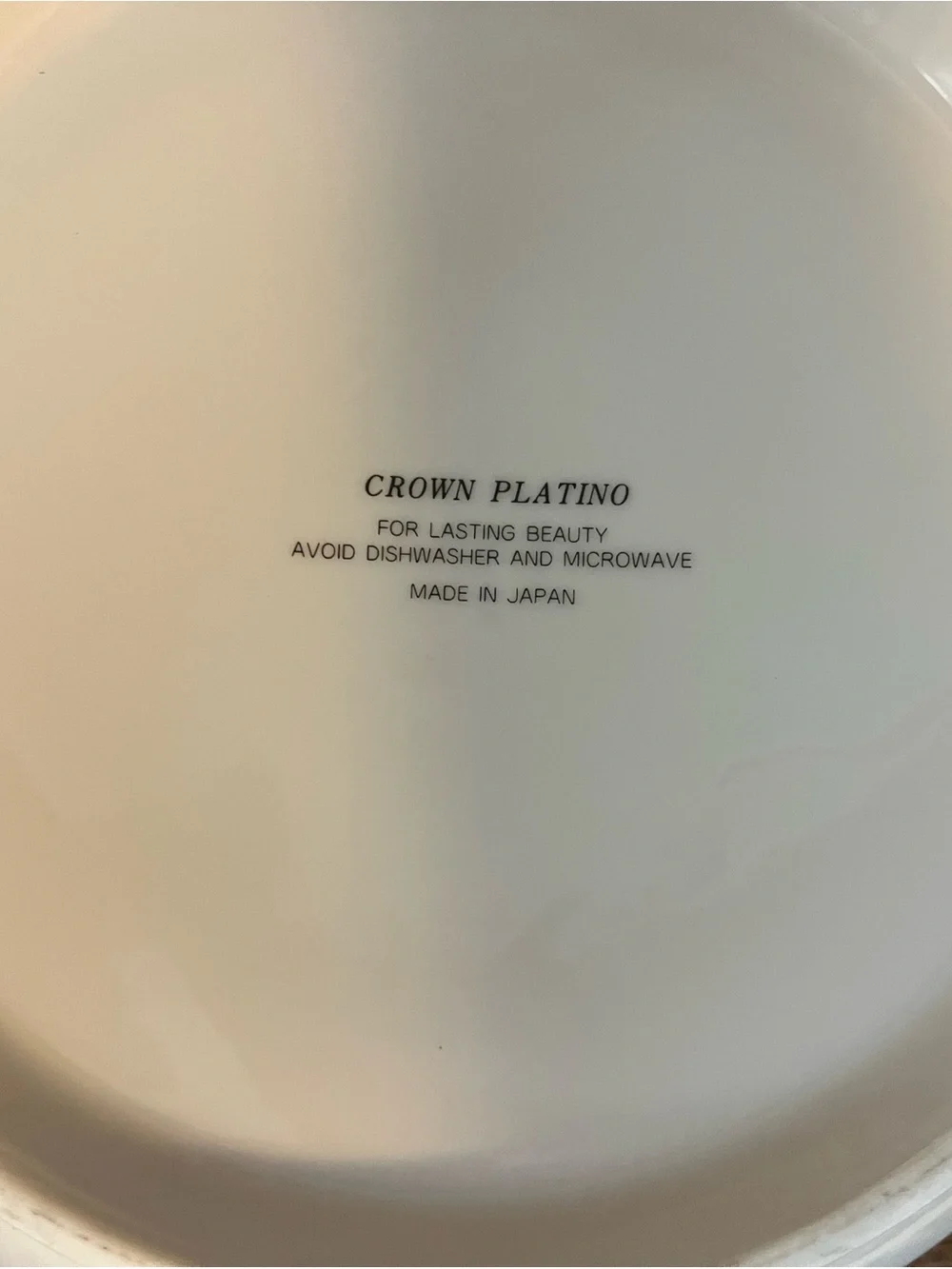 Crown Platino pattern by Yamaka Tureen and Butter Dish
